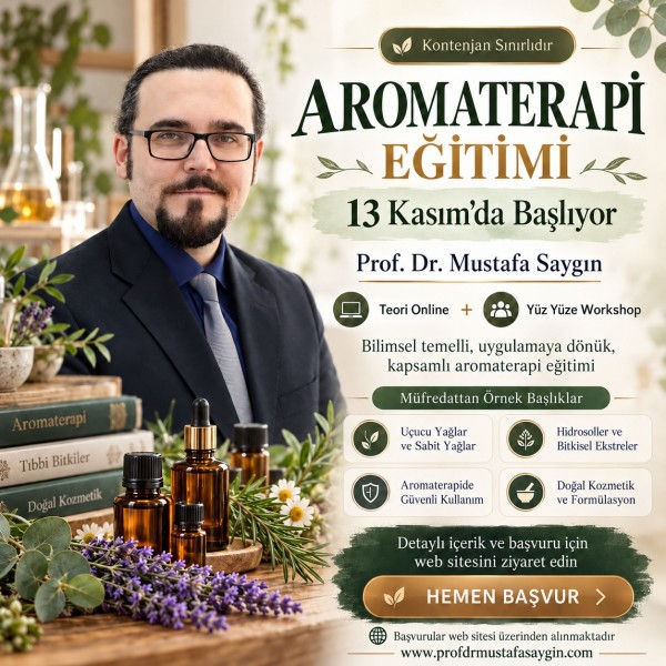 Aromaterapi Kursu (Teorik+Pratik)