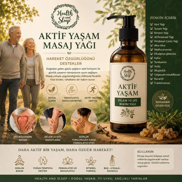 Aktif Yaşam Masaj Yağı 100 ml