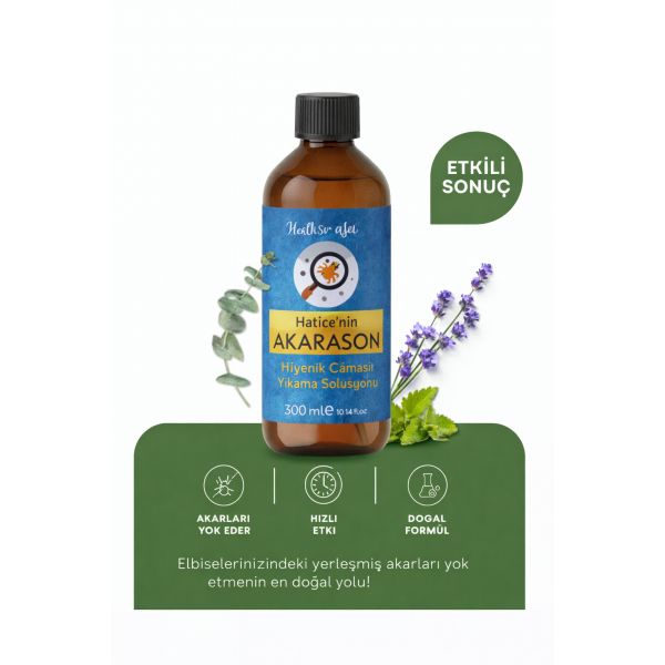 Hatice'nin AKARASON Hijyenik Çamaşır Yıkama Solüsyonu 300 ml